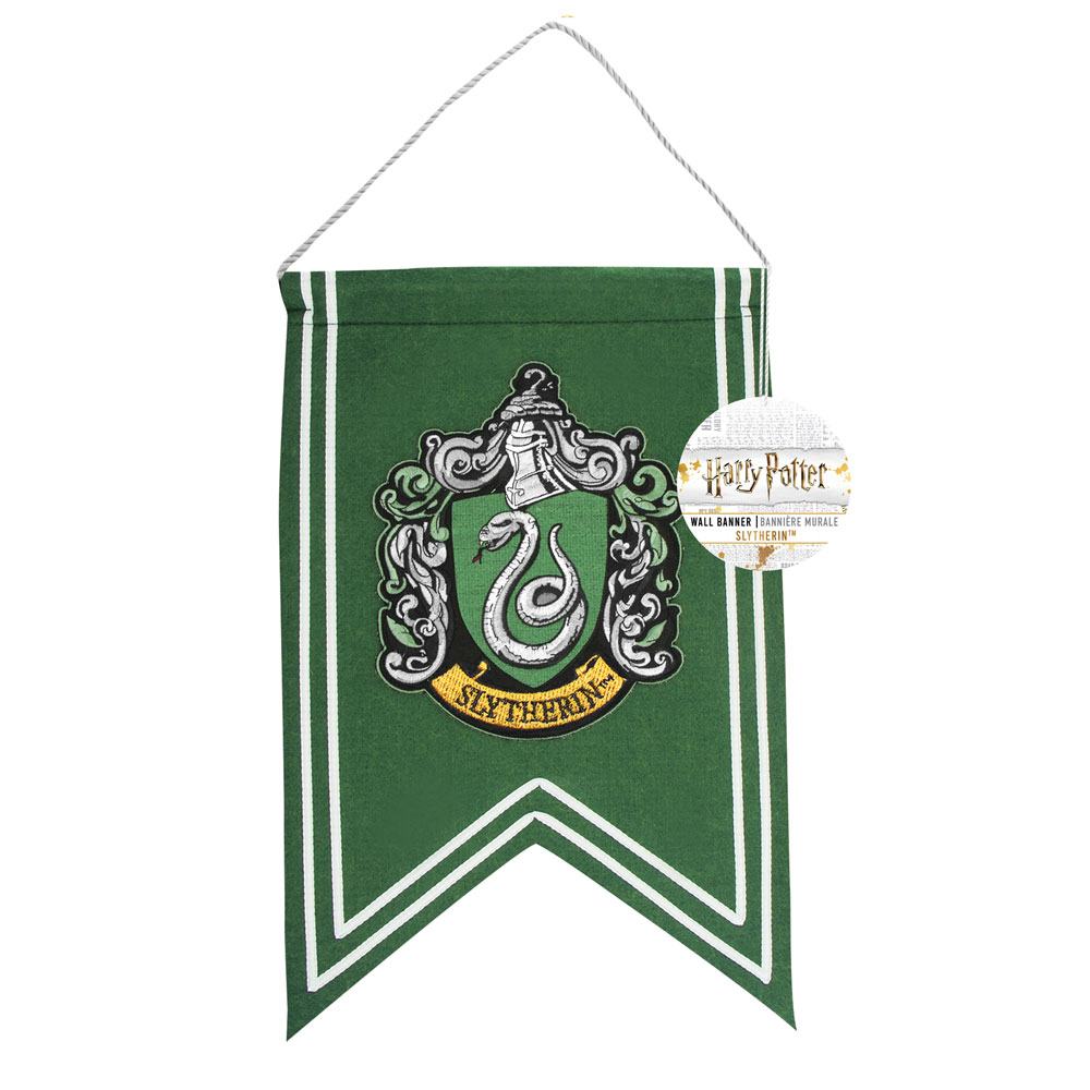 Harry Potter Wandbehang Slytherin Banner 30 x 44 cm - Preorder - ETA: 15.09.2025