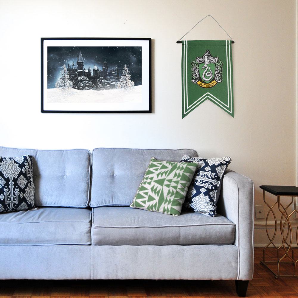 Harry Potter Wandbehang Slytherin Banner 30 x 44 cm - Preorder - ETA: 15.09.2025