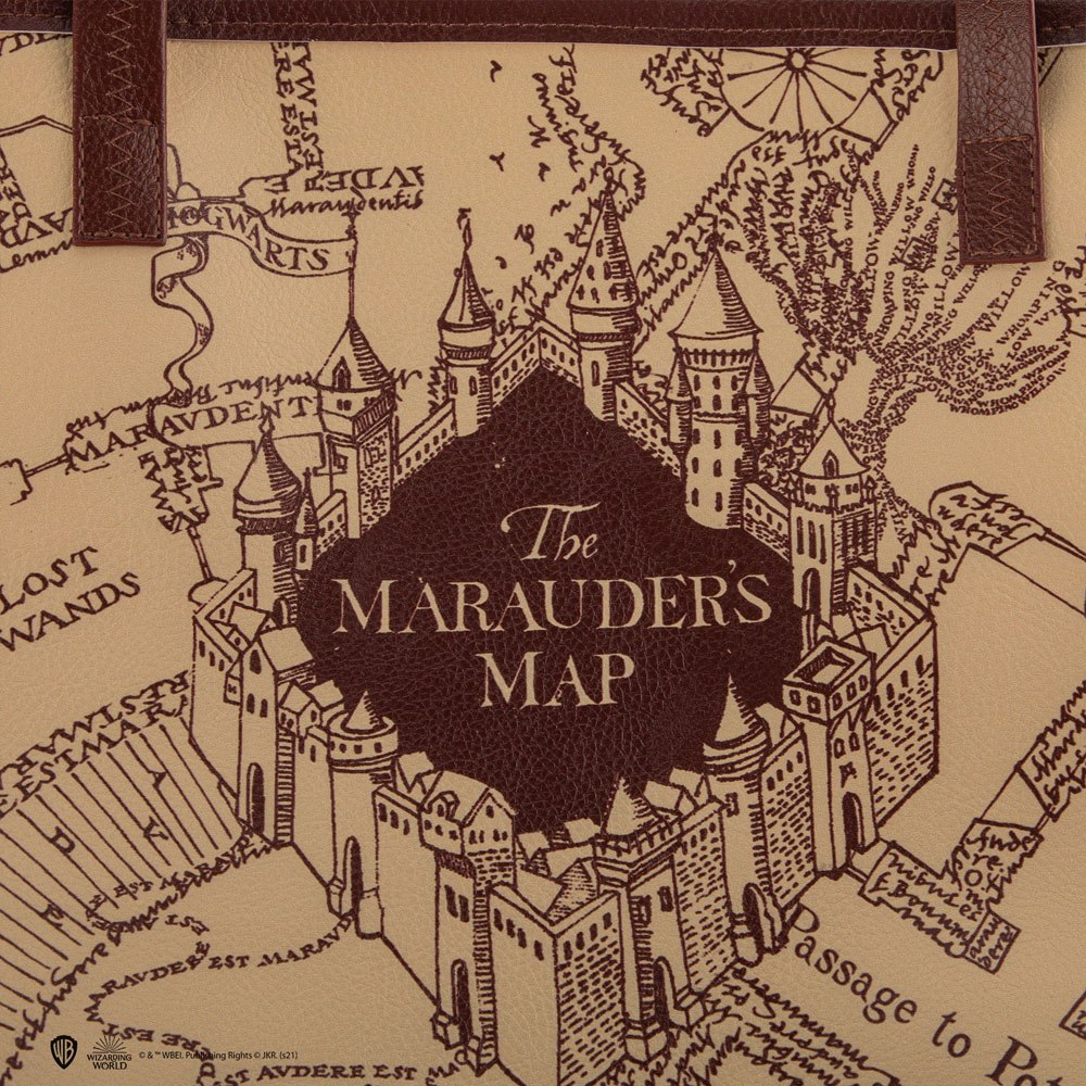 Harry Potter Tragetasche & Geldbeutel Marauder's Map   - Preorder - ETA: 15.09.2025