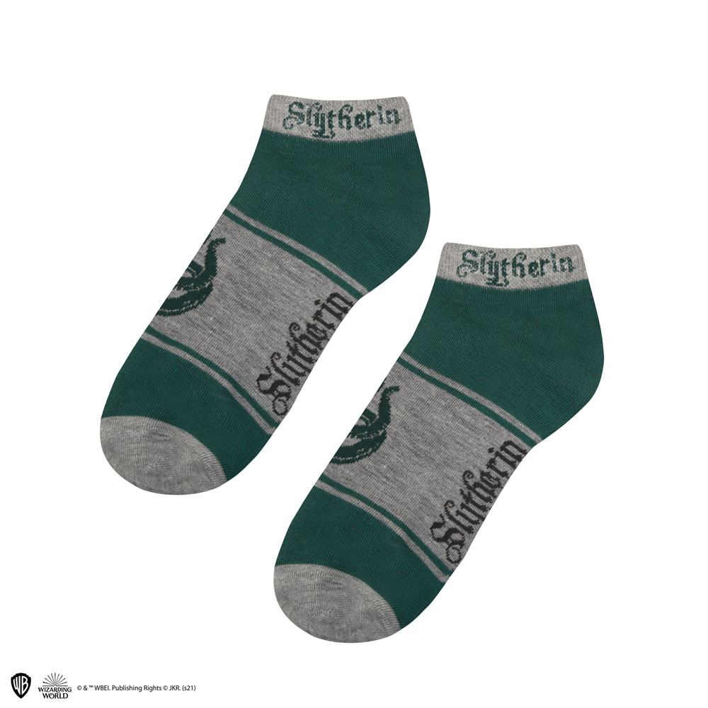 Harry Potter Knöchelsocken 3er-Pack Slytherin - Versand: 5-7 Tage nach Bestellung