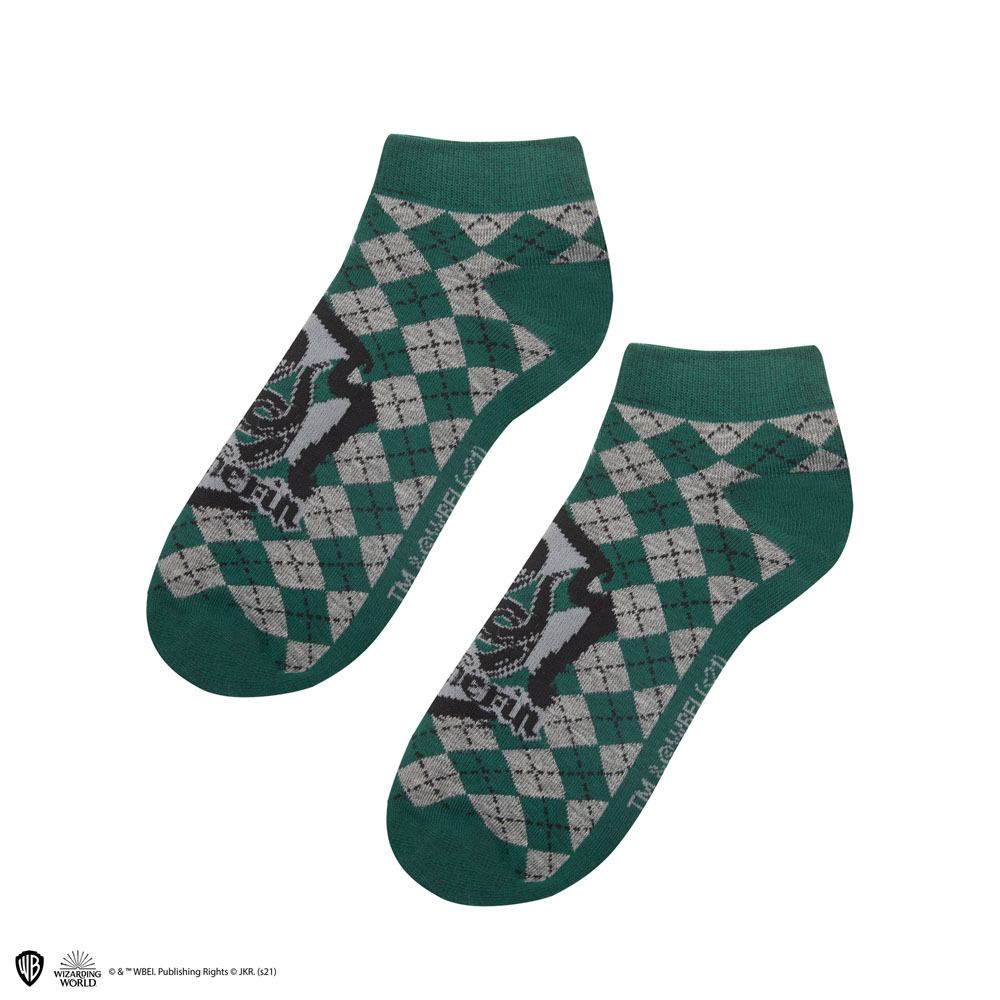 Harry Potter Knöchelsocken 3er-Pack Slytherin - Versand: 5-7 Tage nach Bestellung