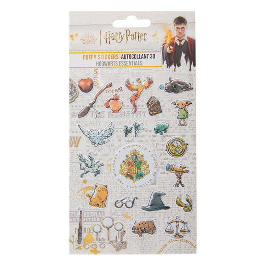 Harry Potter Puffy Sticker Hogwarts Essentials - Versand: 5-7 Tage nach Bestellung