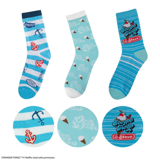 Stranger Things: 1680 Set of 3 Socks - Preorder - ETA: 15.09.2025