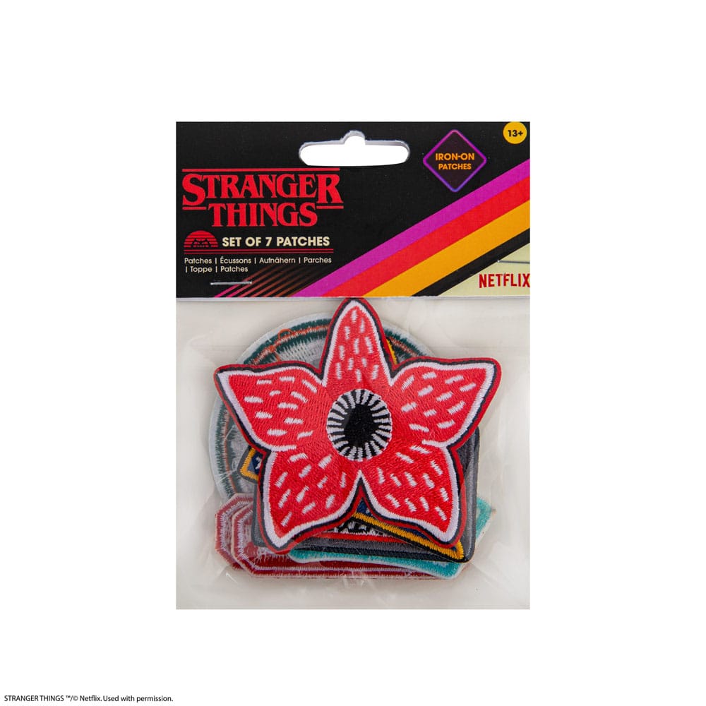 Stranger Things: Stranger Things Patches Set of 7 - Versand: 5-7 Tage nach Bestellung