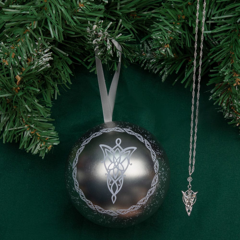 Herr der Herr der Ringe Christbaumschmuck mit Halskette Evenstar - Versand: 5-7 Tage nach Bestellung