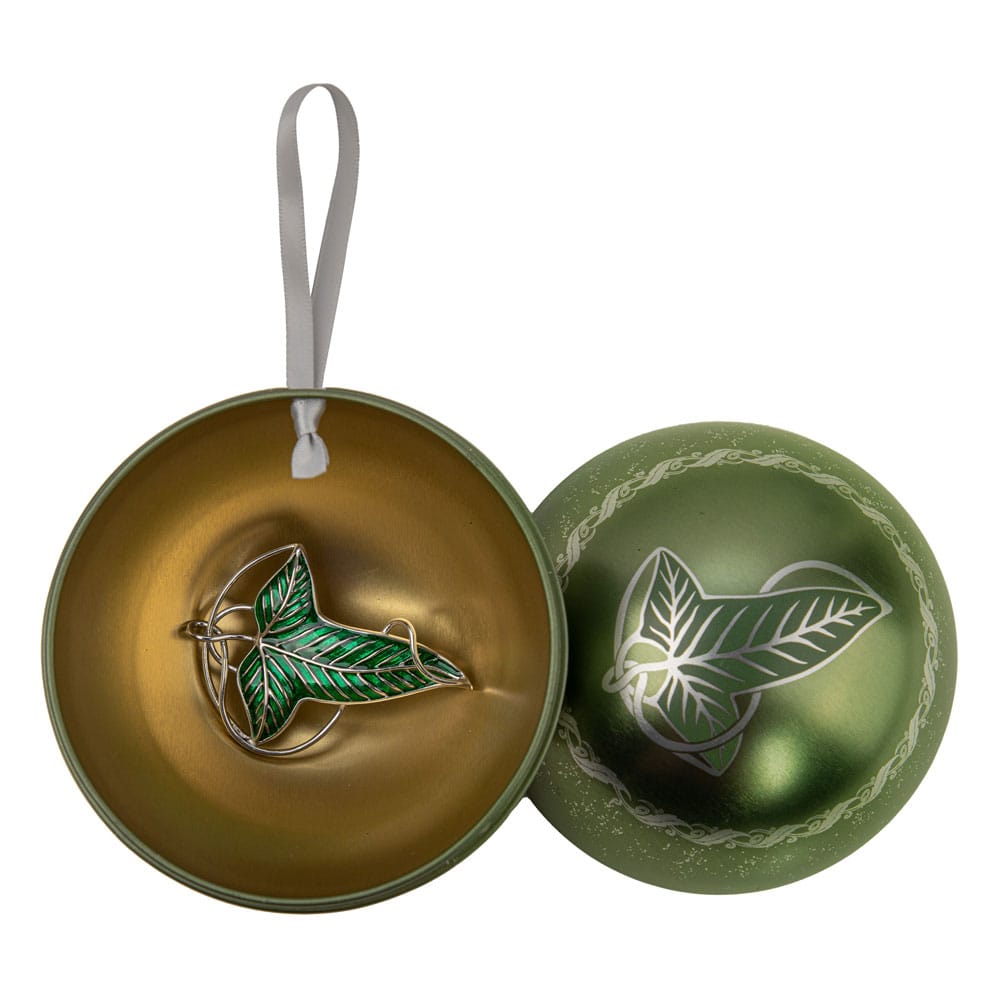 Herr der Herr der Ringe Christbaumschmuck mit Brosche Lorien Leaf   - Versand: 5-7 Tage nach Bestellung