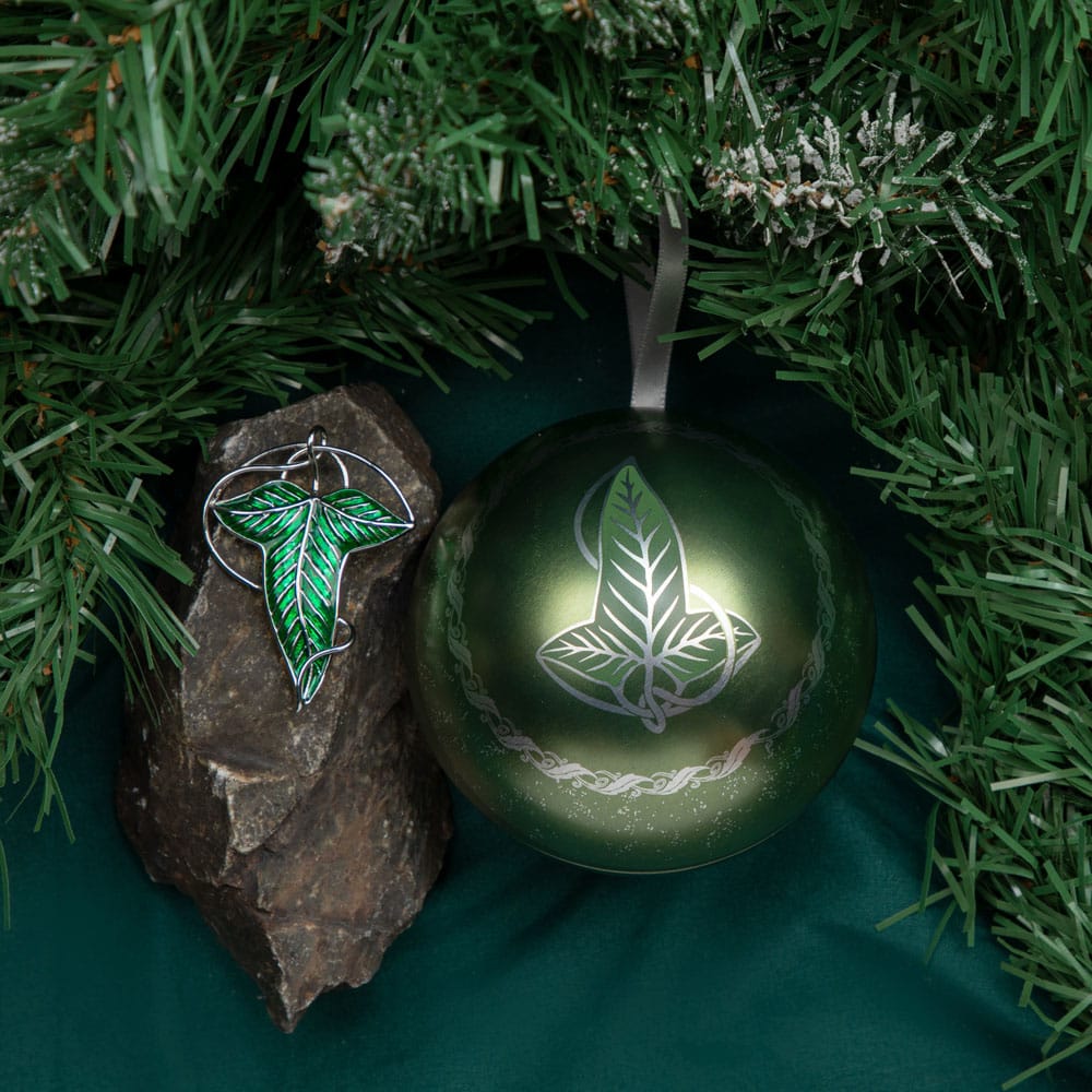 Herr der Herr der Ringe Christbaumschmuck mit Brosche Lorien Leaf   - Versand: 5-7 Tage nach Bestellung