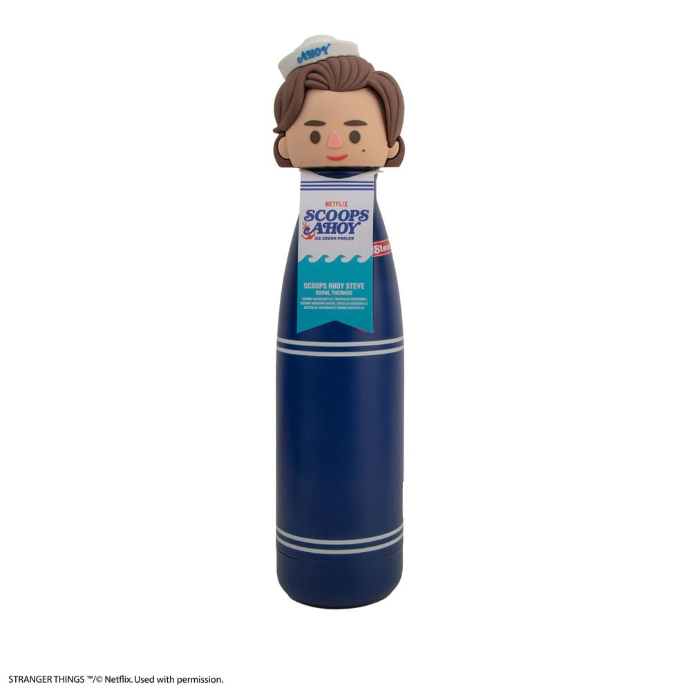 Stranger Things Wasserflasche Scoops Ahoy Steve 500 ml - Preorder - ETA: 27.10.2025