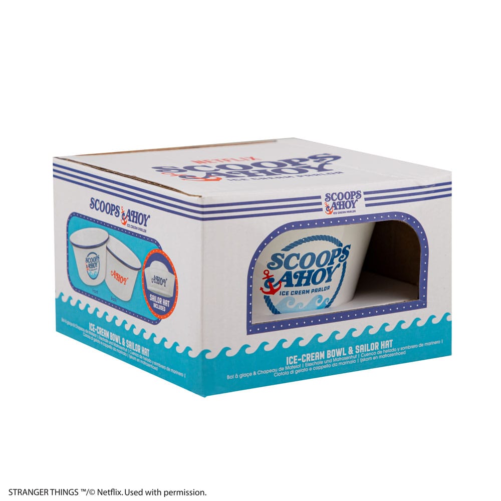 Stranger Things Eiscreme-Schüssel mit Matrosenmütze Scoops Ahoy - Preorder - ETA: 27.10.2025