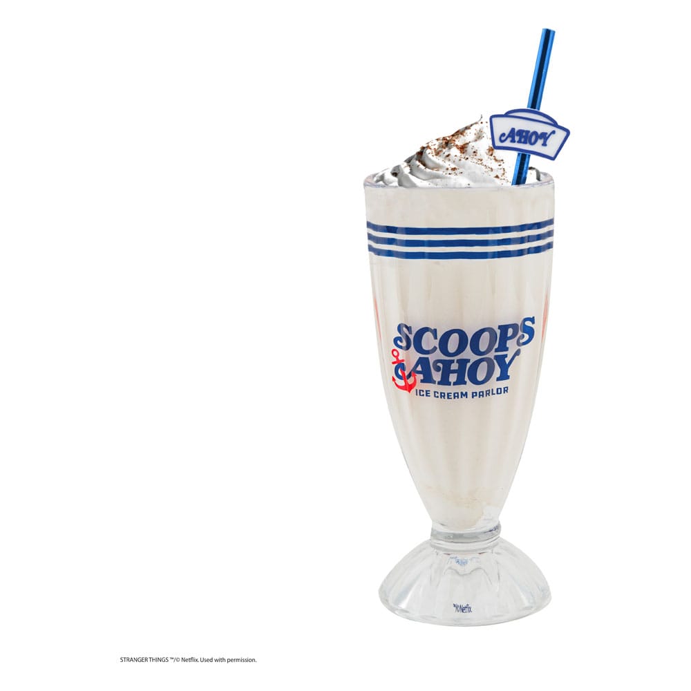 Stranger Things Milchshake-Glas-Set Scoops Ahoy - Preorder - ETA: 27.10.2025