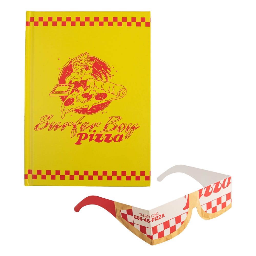 Stranger Things Notizbuch Surfer Boy Pizza Hardcover - Preorder - ETA: 27.10.2025