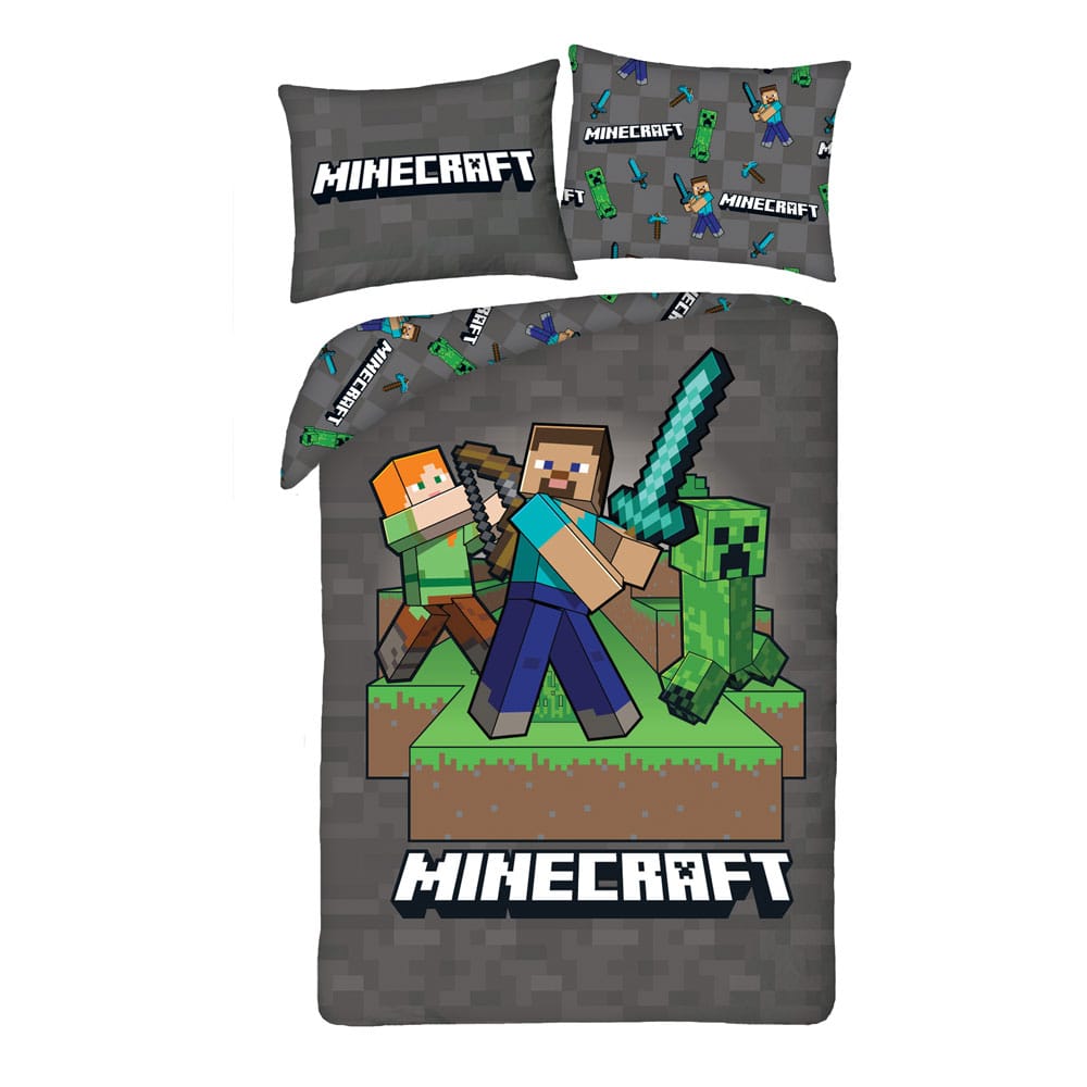 Minecraft Bettwäsche Ver. 4 140 x 200 cm / 70 x 90 cm            - Preorder - ETA: 01.11.2025