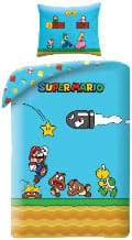 Super Mario Bettwäsche Ver. 3 140 x 200 cm / 70 x 90 cm          - Versand: 5-7 Tage nach Bestellung