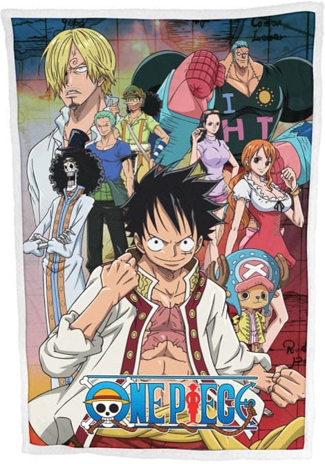 One Piece Fleecedecke Ver. 4 100 x 150 cm      - Versand: 5-7 Tage nach Bestellung