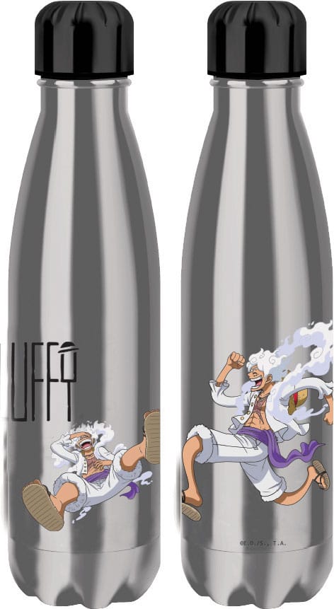 One Piece Thermosflasche Luffy Gear 5 Silver - Versand: 5-7 Tage nach Bestellung