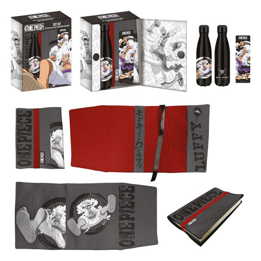 One Piece Stahlflasche, Sticker, Buchumschlag Geschenkset Luffy - Preorder - ETA: 26.10.2026