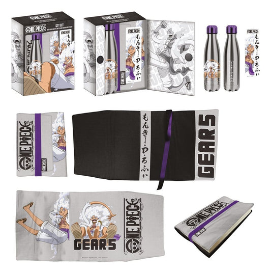 One Piece Stahlflasche, Sticker, Buchumschlag Geschenkset Gears - Preorder - ETA: 26.10.2026