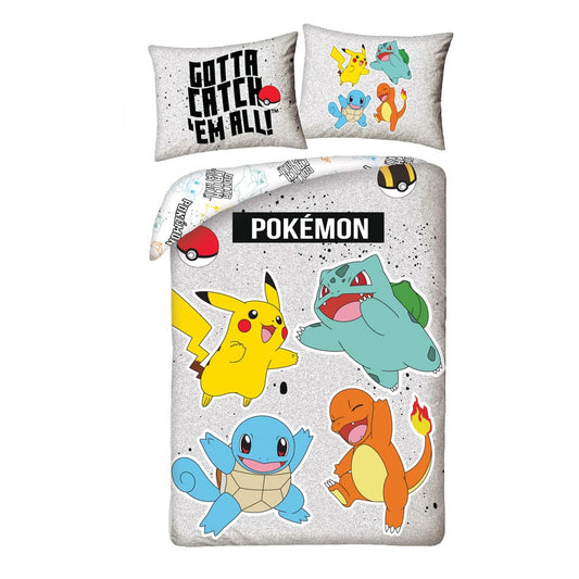 Pokémon Bettwäsche Ver. 11 140 x 200 cm / 70 x 90 cm                    - Versand: 5-7 Tage nach Bestellung