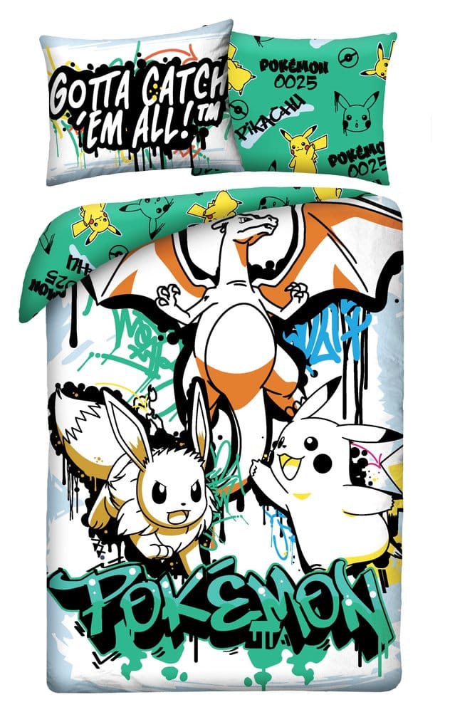 Pokémon Bettwäsche Ver. 18 140 x 200 cm / 70 x 90 cm                      - Preorder - ETA: 26.10.2026