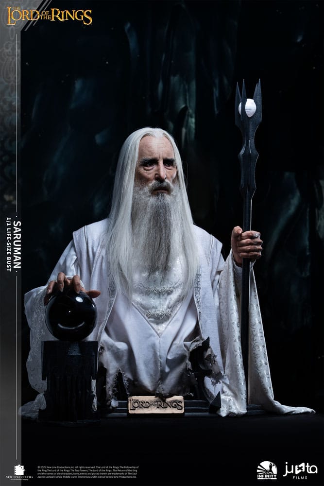 Herr der Ringe Life-Size Büste 1/1 Saruman 110 cm    - Preorder - ETA: 20.10.2026
