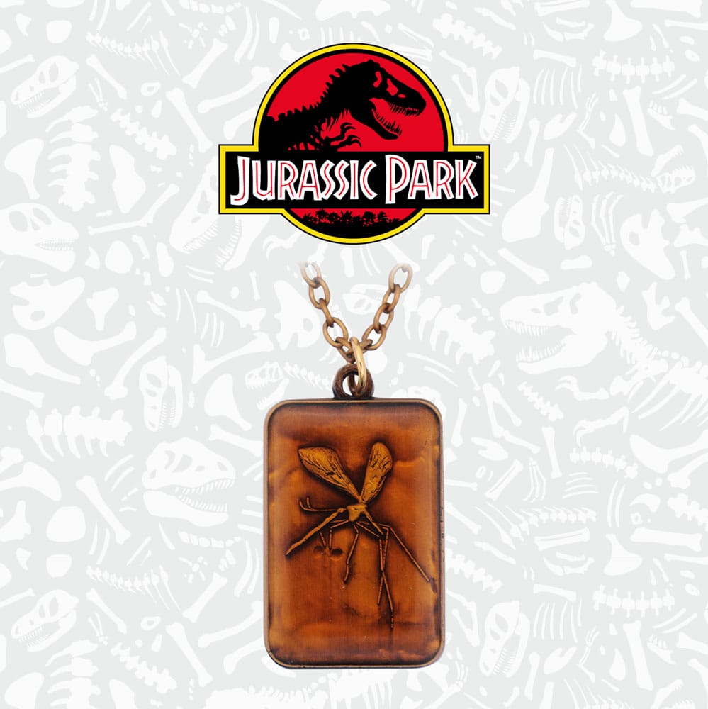 Jurassic Park Halskette mit Bernsteinanhänger Limited Edtiton - Preorder - ETA: 18.10.2025