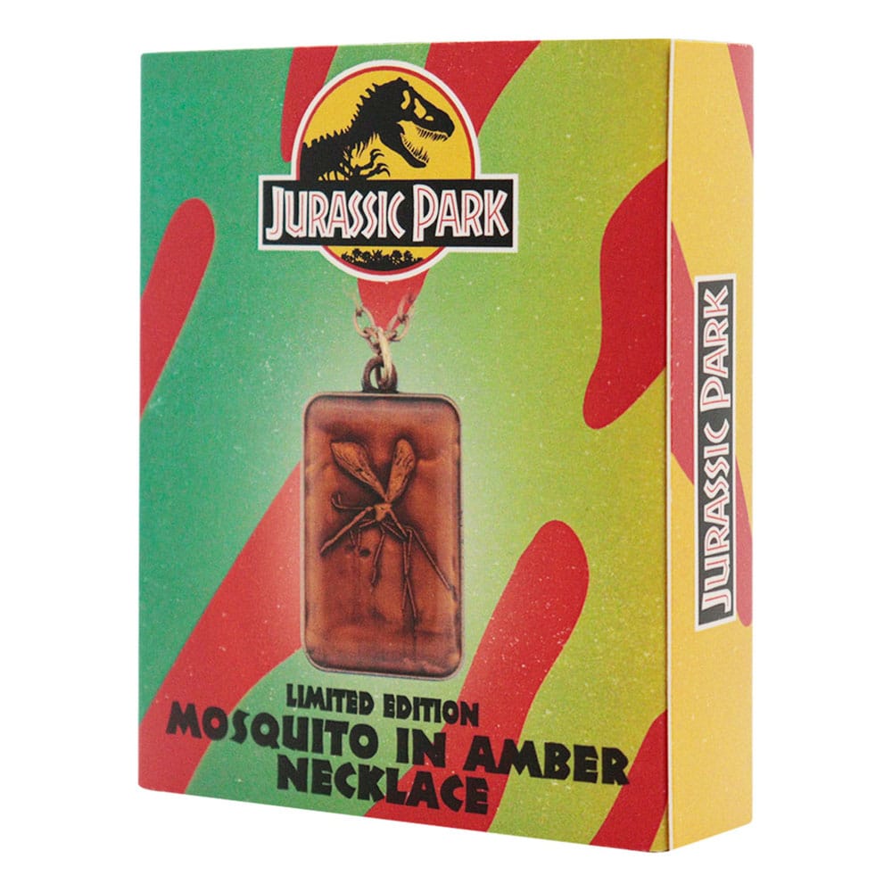 Jurassic Park Halskette mit Bernsteinanhänger Limited Edtiton - Preorder - ETA: 18.10.2025