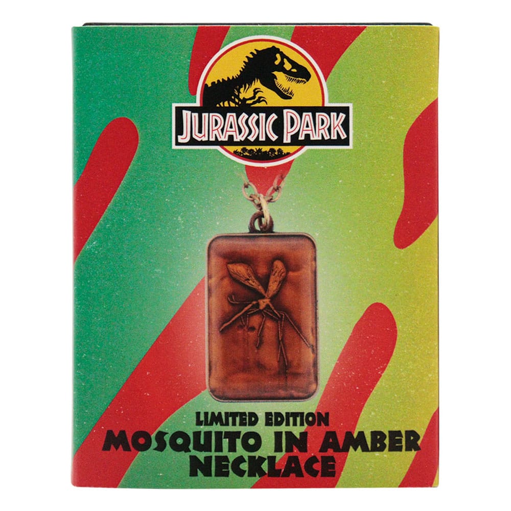 Jurassic Park Halskette mit Bernsteinanhänger Limited Edtiton - Preorder - ETA: 18.10.2025
