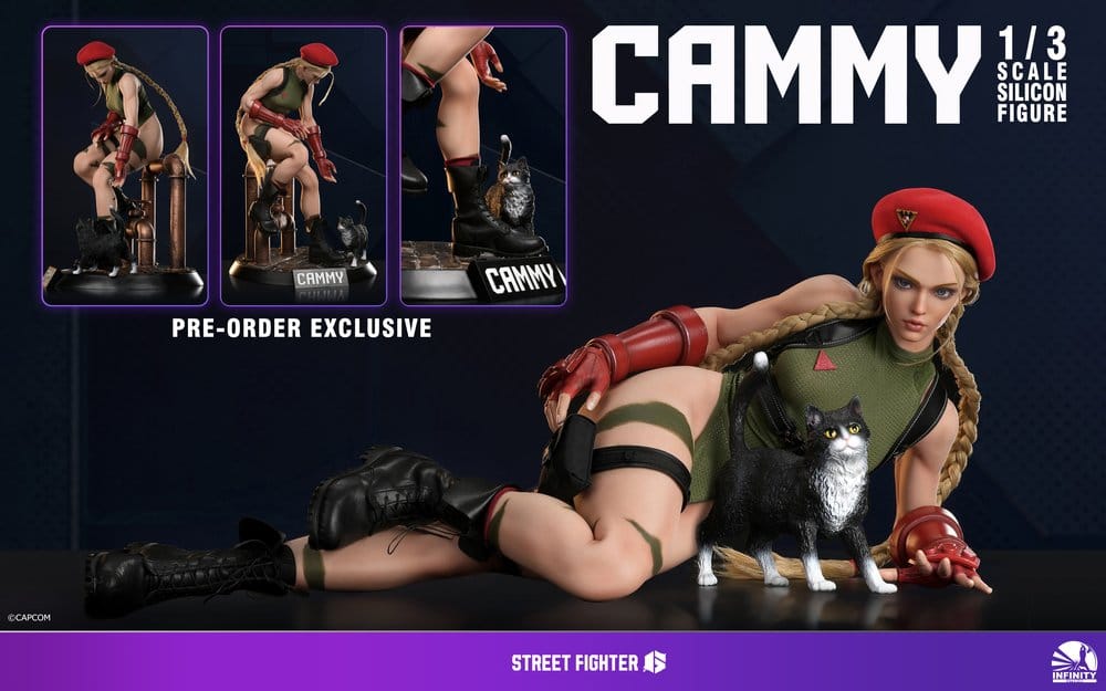Street Fighter 6 Silikon Actionfigur 1/3 Cammy 65 cm - Preorder - ETA: 25.05.2027