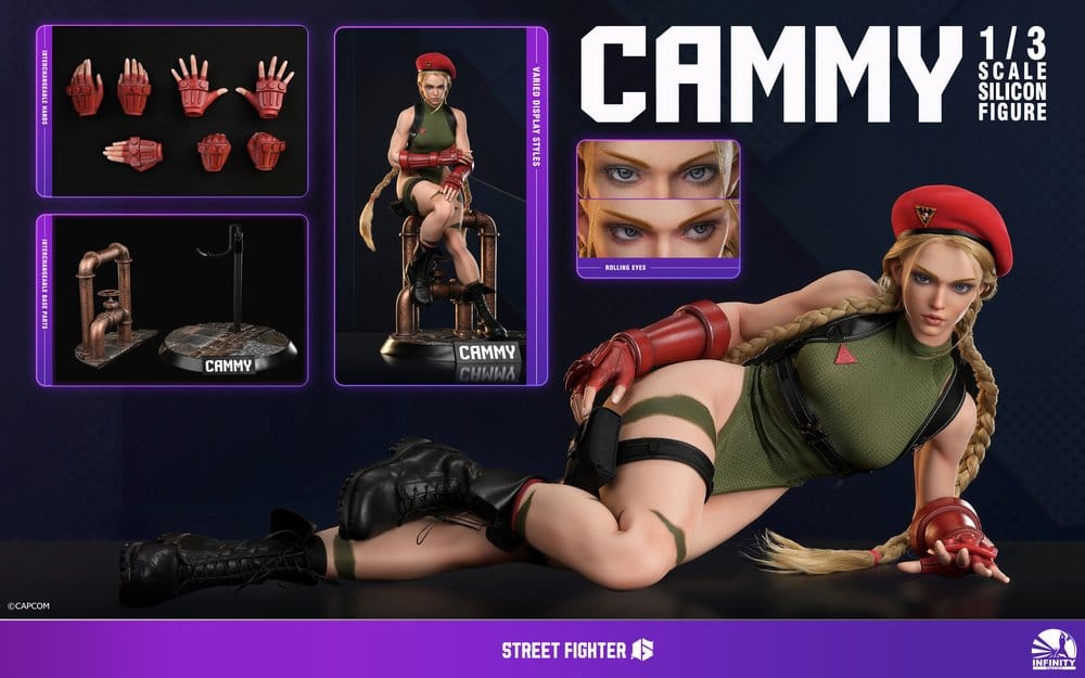 Street Fighter 6 Silikon Actionfigur 1/3 Cammy 65 cm - Preorder - ETA: 25.05.2027