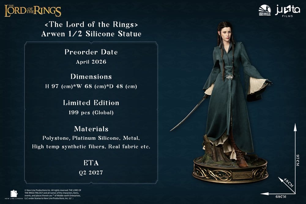 Der Herr der Ringe Silikon Statue 1/2 Arwen 97 cm - Preorder - ETA: 19.09.2027