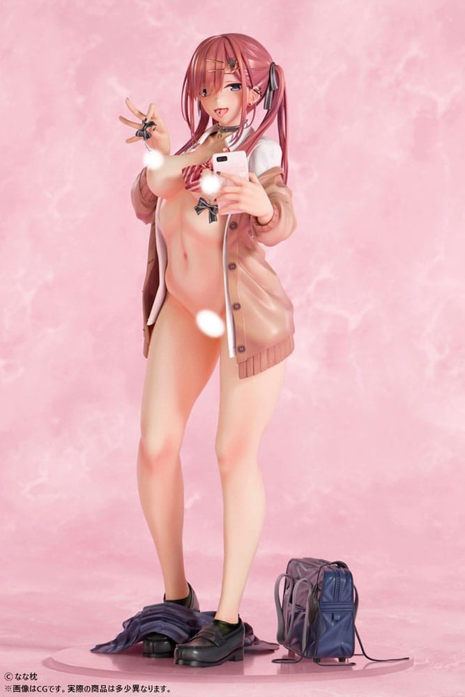 Original Character Statue 1/5 Red-Haired Gyaru-Chan Bare Face Ver. Illustration by Nanamakura 29 cm - Preorder - ETA: 25.08.2026