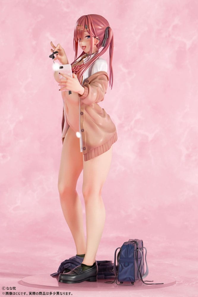 Original Character Statue 1/5 Red-Haired Gyaru-Chan Bare Face Ver. Illustration by Nanamakura 29 cm - Preorder - ETA: 25.08.2026