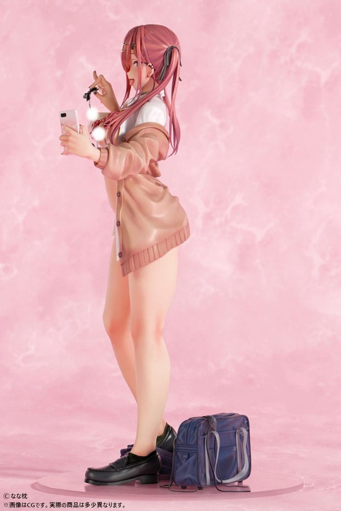 Original Character Statue 1/5 Red-Haired Gyaru-Chan Bare Face Ver. Illustration by Nanamakura 29 cm - Preorder - ETA: 25.08.2026