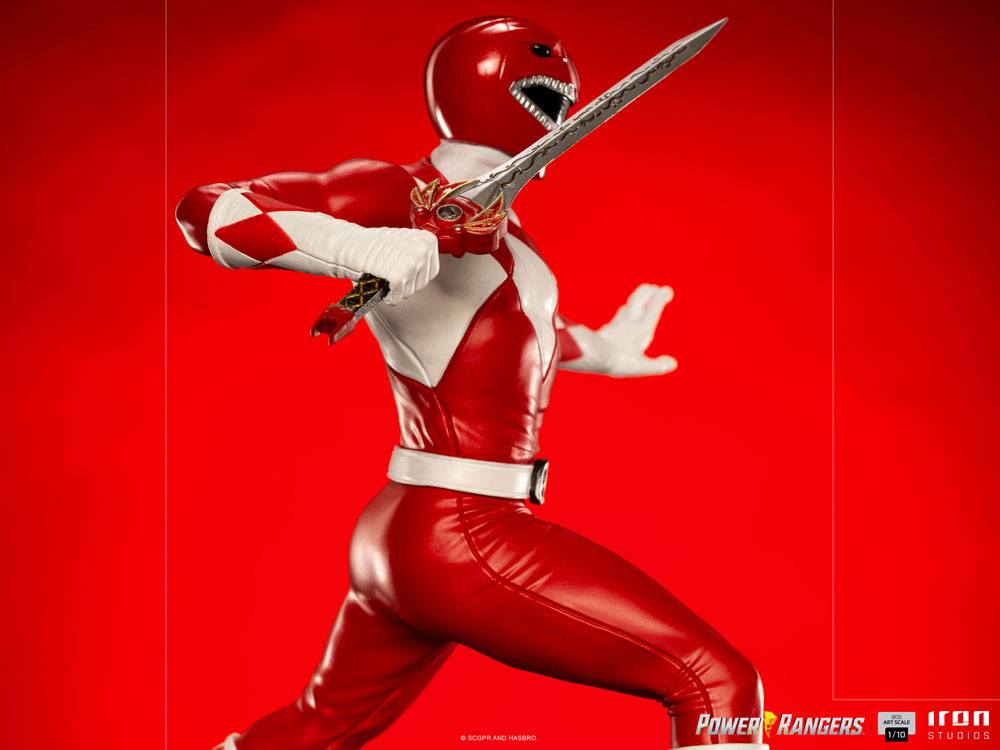 Power Rangers BDS Art Scale Statue 1/10 Red Ranger 17 cm - Versand: 5-7 Tage nach Bestellung