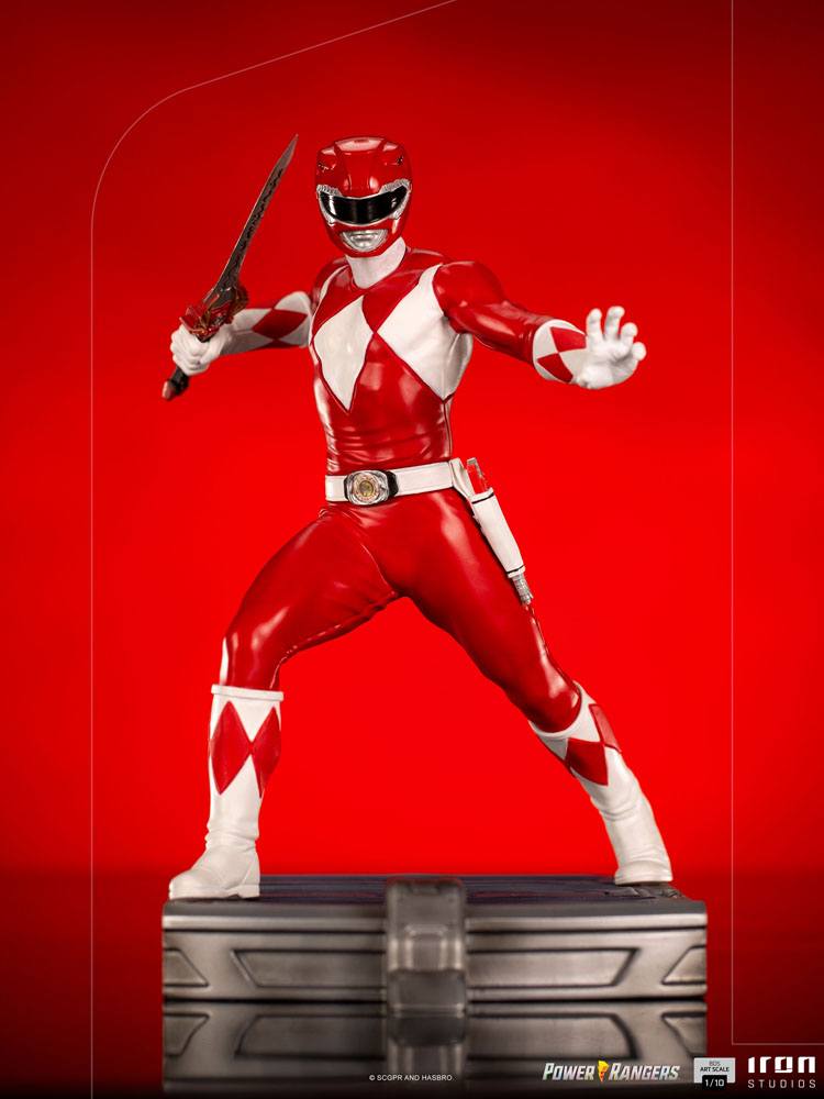 Power Rangers BDS Art Scale Statue 1/10 Red Ranger 17 cm - Versand: 5-7 Tage nach Bestellung