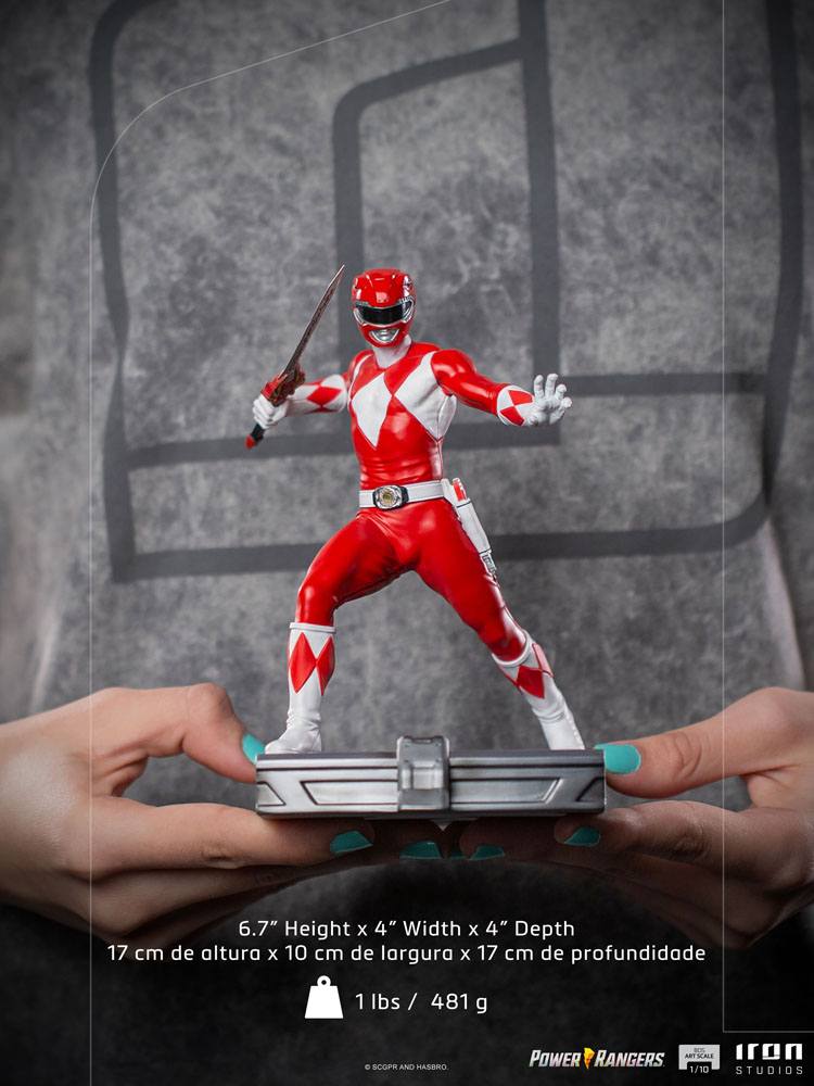 Power Rangers BDS Art Scale Statue 1/10 Red Ranger 17 cm - Versand: 5-7 Tage nach Bestellung