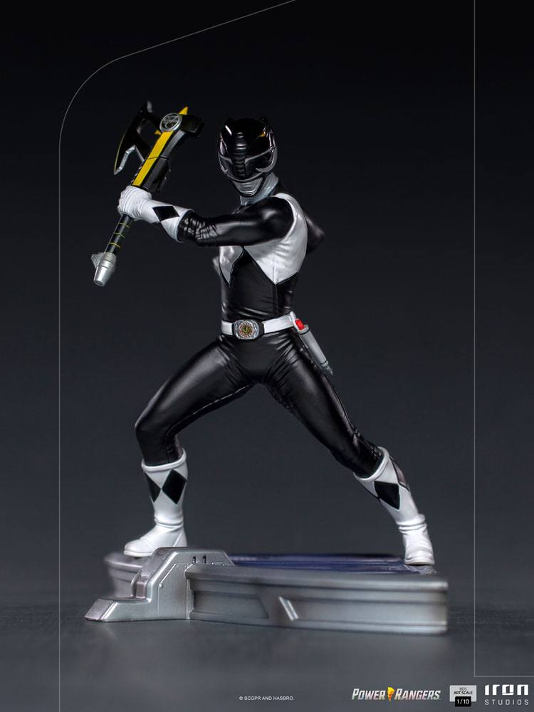Power Rangers BDS Art Scale Statue 1/10 Black Ranger 17 cm - Versand: 5-7 Tage nach Bestellung