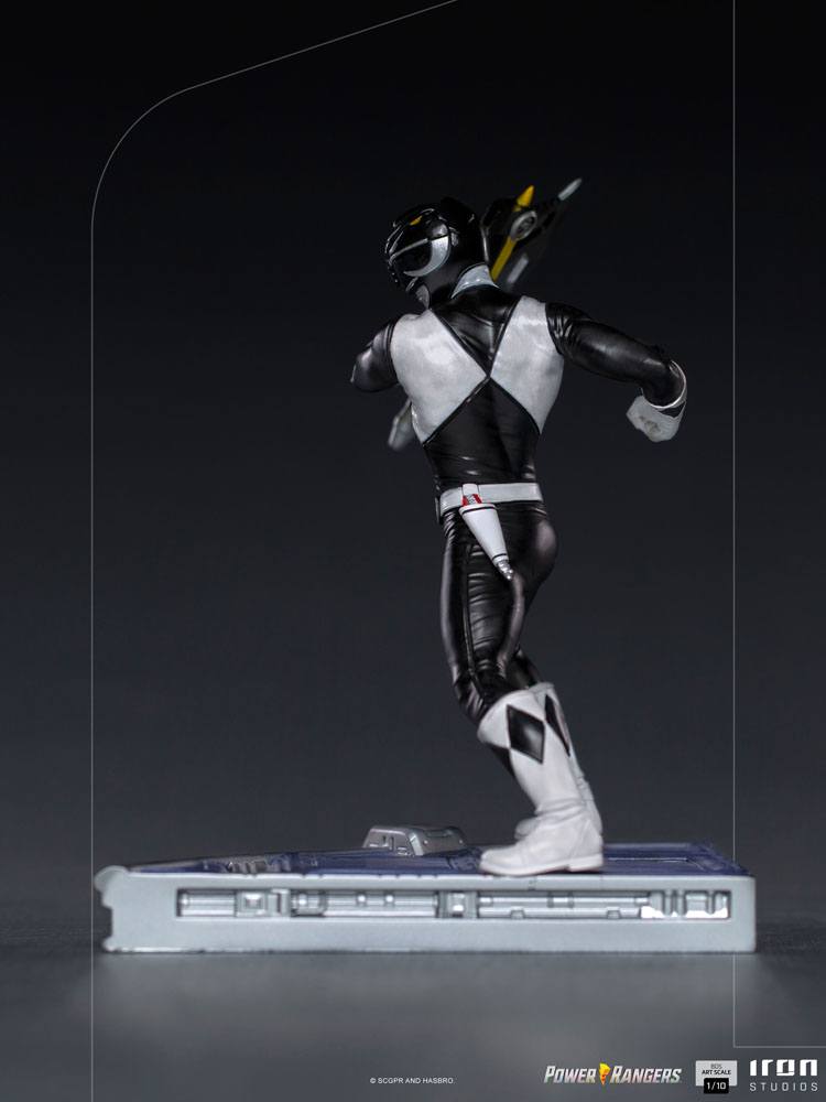 Power Rangers BDS Art Scale Statue 1/10 Black Ranger 17 cm - Versand: 5-7 Tage nach Bestellung