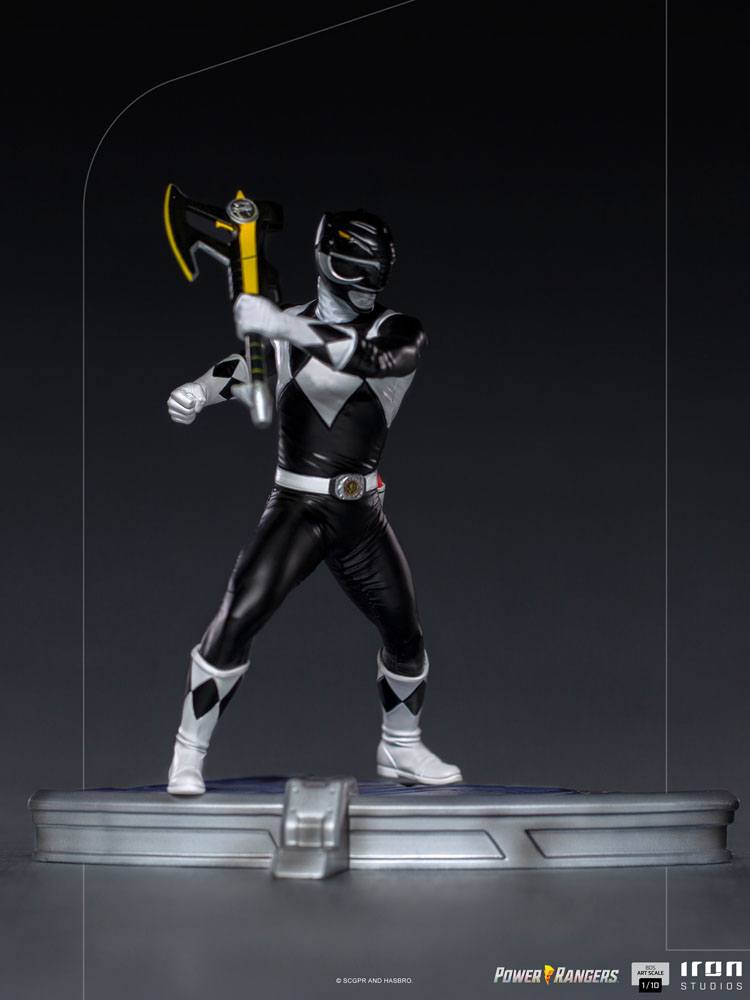 Power Rangers BDS Art Scale Statue 1/10 Black Ranger 17 cm - Versand: 5-7 Tage nach Bestellung