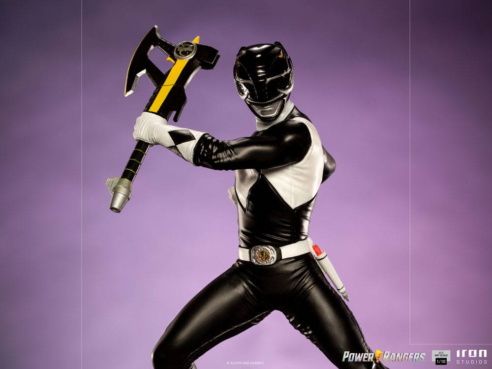 Power Rangers BDS Art Scale Statue 1/10 Black Ranger 17 cm - Versand: 5-7 Tage nach Bestellung