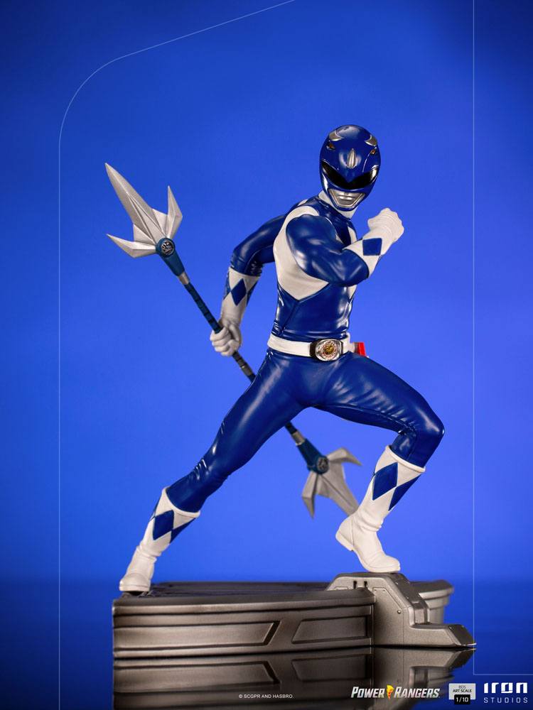 Power Rangers BDS Art Scale Statue 1/10 Blue Ranger 16 cm - Versand: 5-7 Tage nach Bestellung