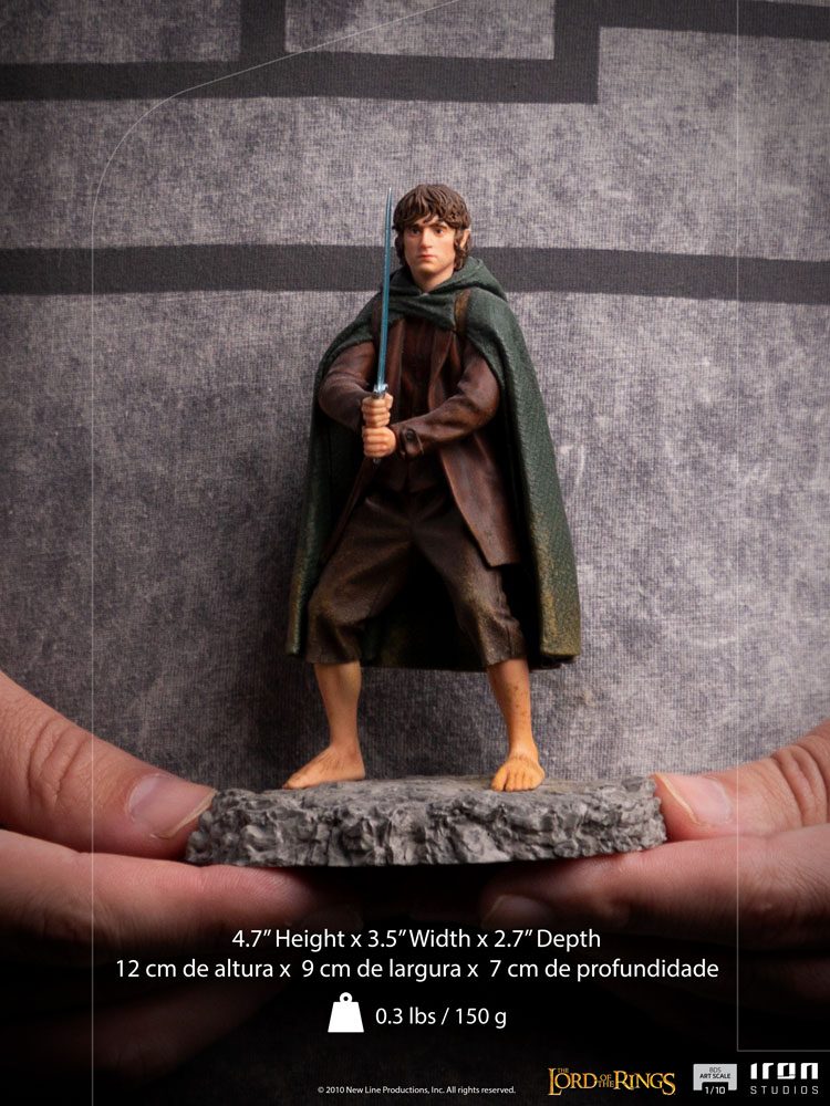 Herr der Ringe BDS Art Scale Statue 1/10 Frodo 12 cm - Versand: 5-7 Tage nach Bestellung