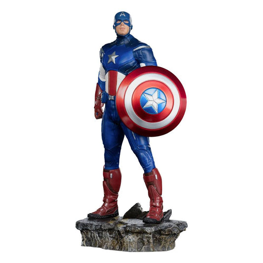 The Infinity Saga BDS Art Scale Statue 1/10 Captain America Battle of NY 23 cm - Versand: 5-7 Tage nach Bestellung