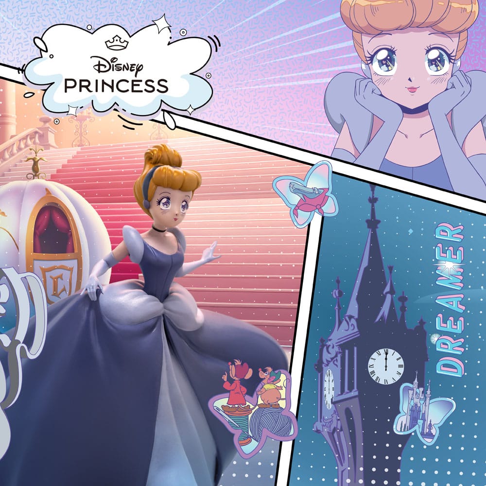 Disney Anime Princess Scale Statue Cinderella 19 cm - Preorder - ETA: 25.08.2026