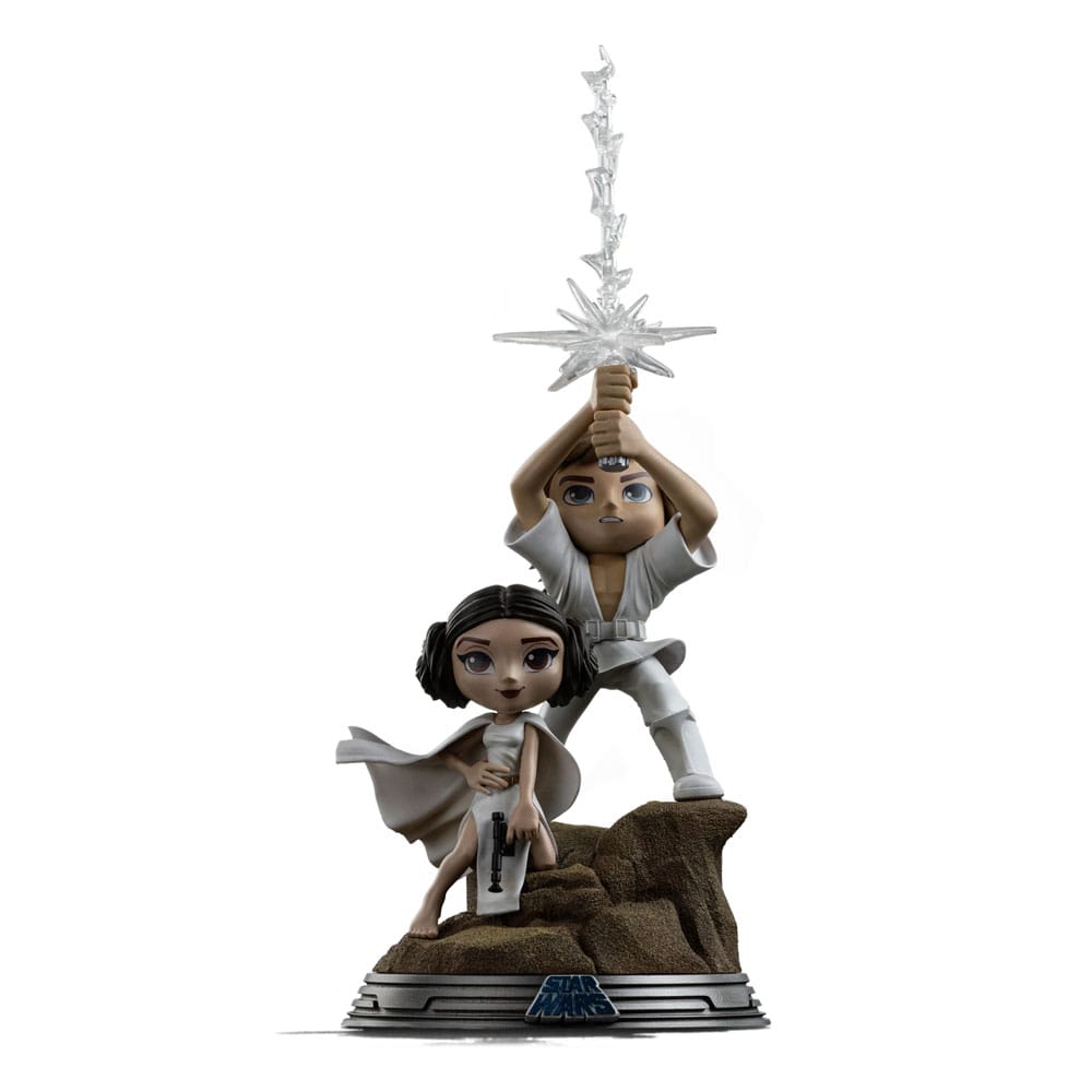 Star Wars Mini Co. PVC Figur Luke & Leia 30 cm       - Preorder - ETA: 25.11.2026