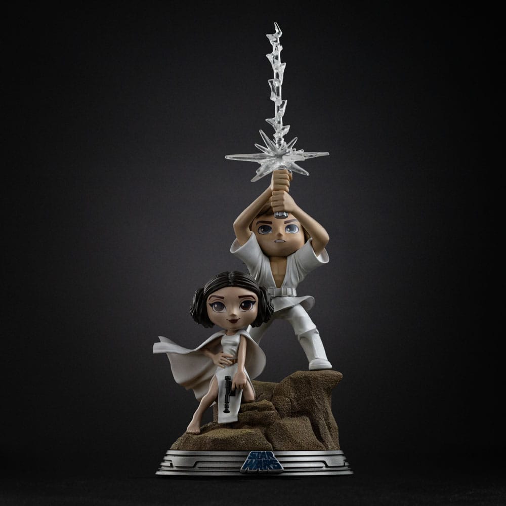 Star Wars Mini Co. PVC Figur Luke & Leia 30 cm       - Preorder - ETA: 25.11.2026