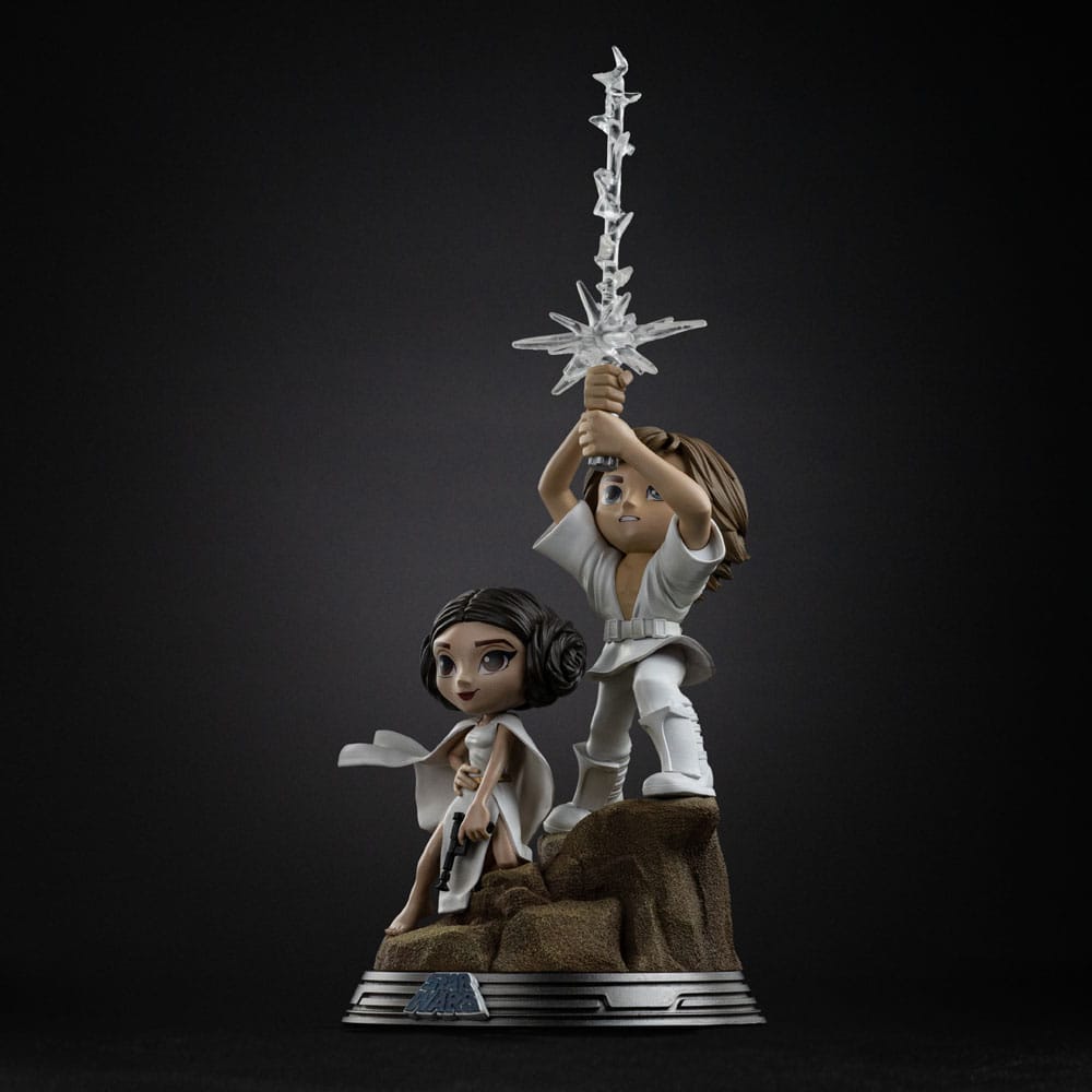 Star Wars Mini Co. PVC Figur Luke & Leia 30 cm       - Preorder - ETA: 25.11.2026
