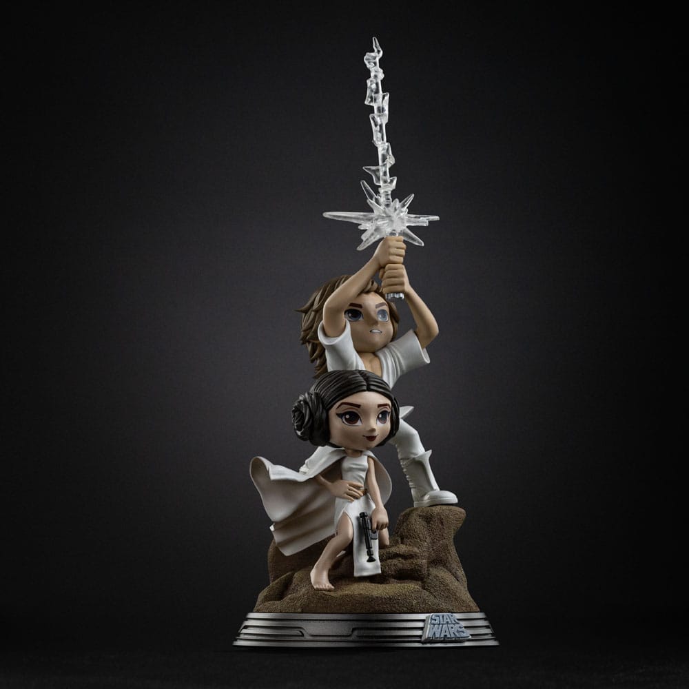 Star Wars Mini Co. PVC Figur Luke & Leia 30 cm       - Preorder - ETA: 25.11.2026