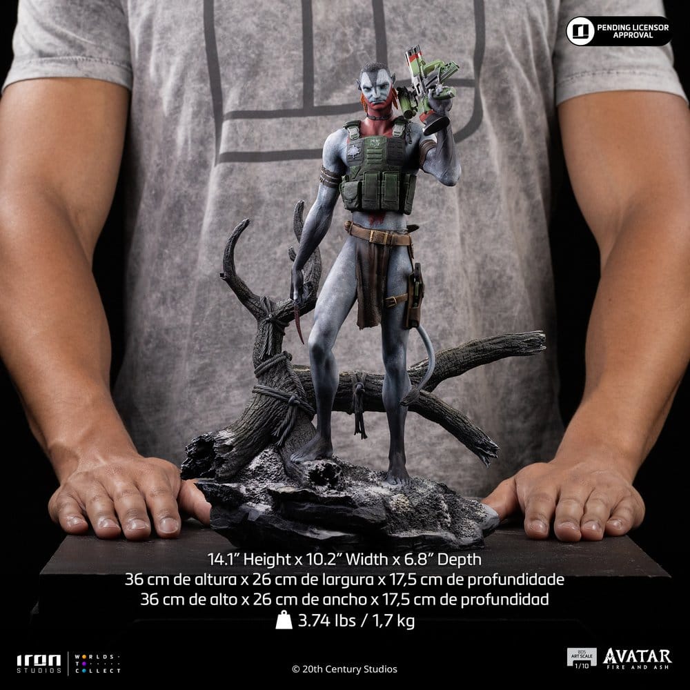 Avatar 3: Fire and Ash Art Scale Statue 1/10 Miles Quaritch 36 cm - Preorder - ETA: 25.11.2026