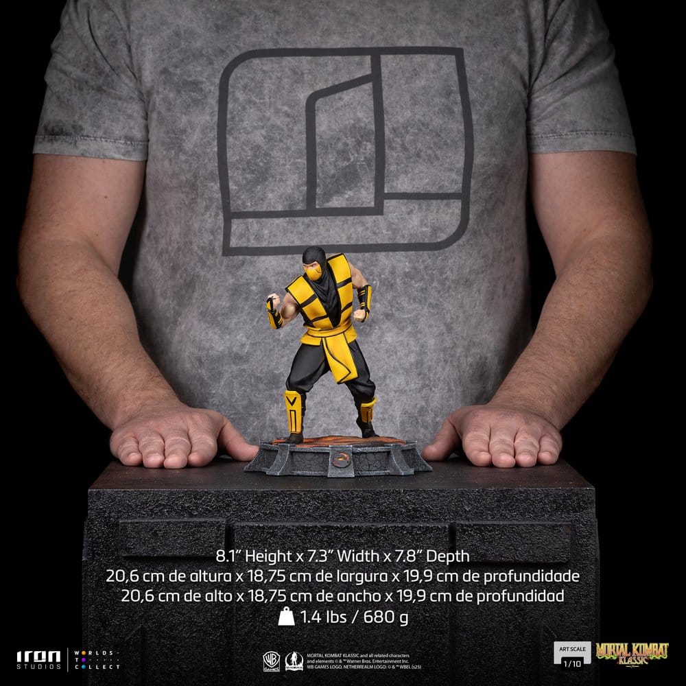 Mortal Kombat Art Scale Statue 1/10 Scorpion (Variant) heo exclusive 21 cm - Preorder - ETA: 18.11.2026